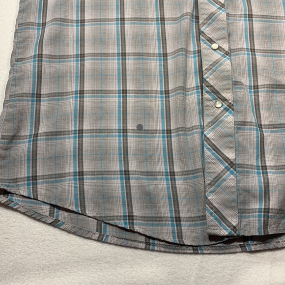 Vintage Wrangler Pearl Snap Short Sleeve Shirt - Picture 6 of 10